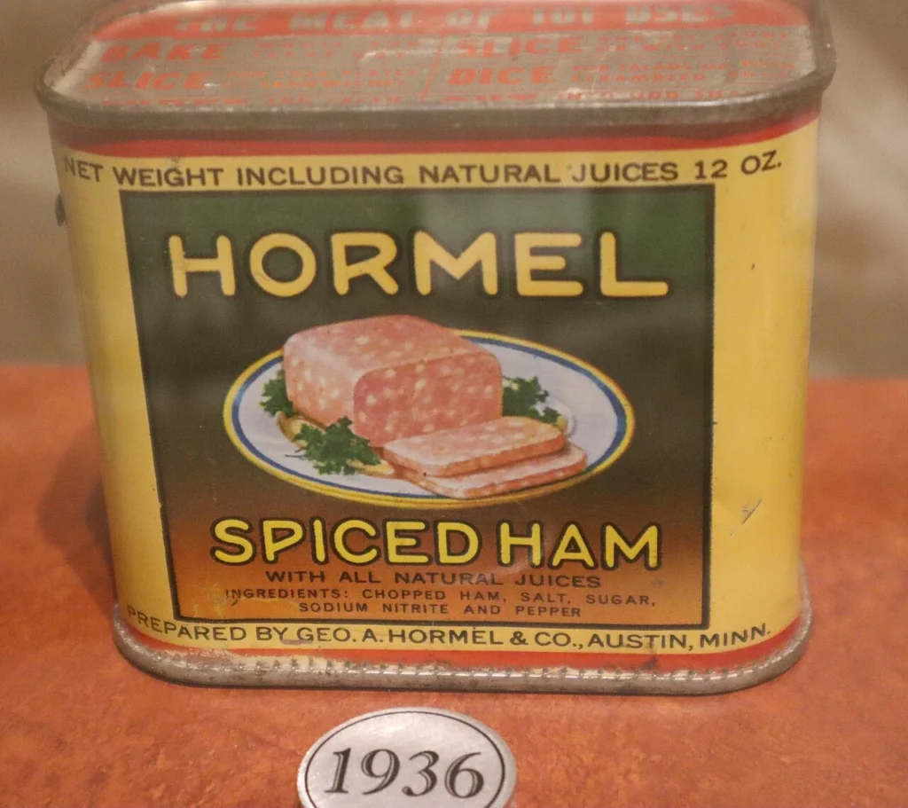 SPAM発売前に販売されていたホーメル社のスパイスドハム缶