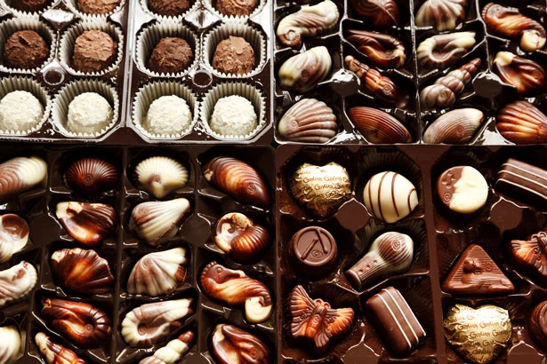 チョコレートの詰め合わせの参考写真