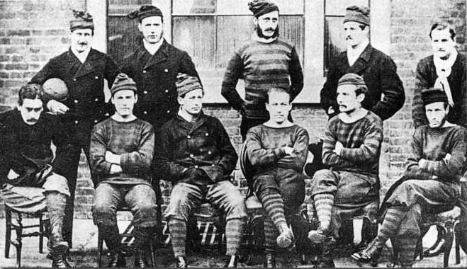 1872年のロイヤル・エンジニアーズAFC