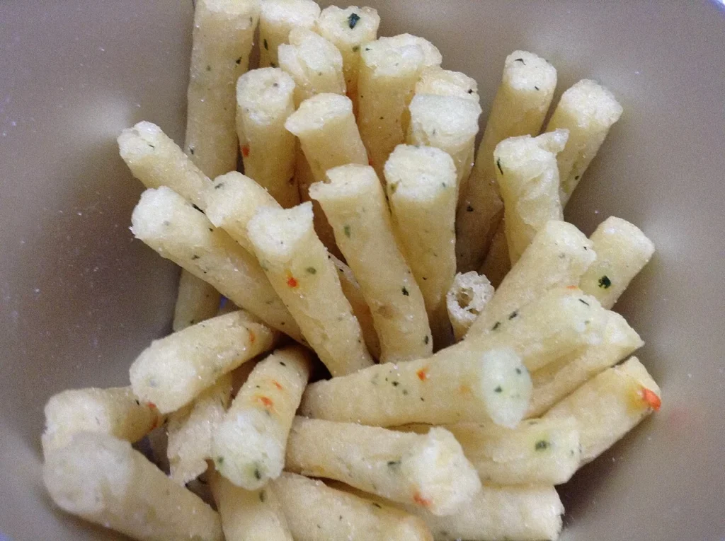 じゃがりこクラムチャウダー味の中身の写真