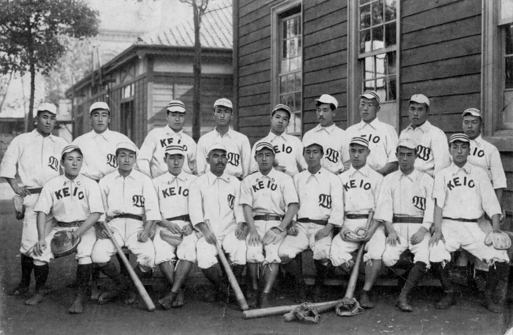 1903年の第1回早慶戦に出場した両校の野球選手