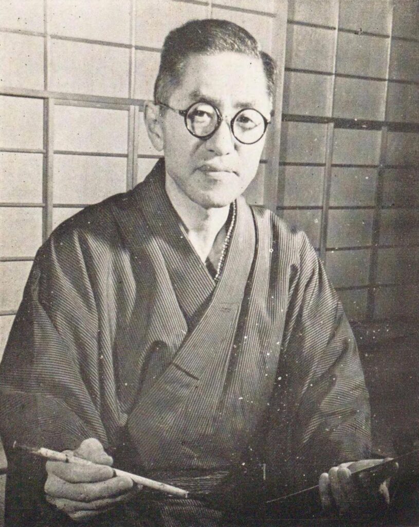 俳人・荻原井泉水の肖像写真