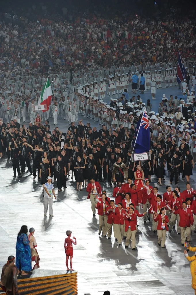 北京国家体育場で行われた2008年北京オリンピック開会式