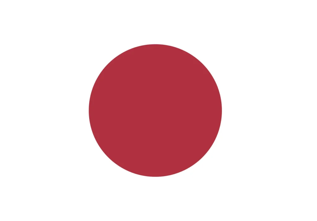 1870年から1999年まで使用された縦横比7対10の日本国旗
