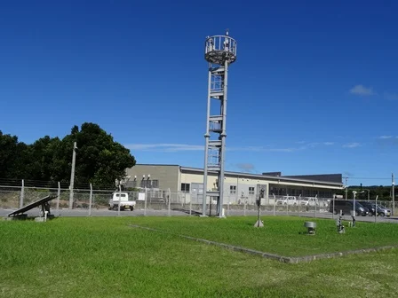 沖縄気象台の久米島観測露場