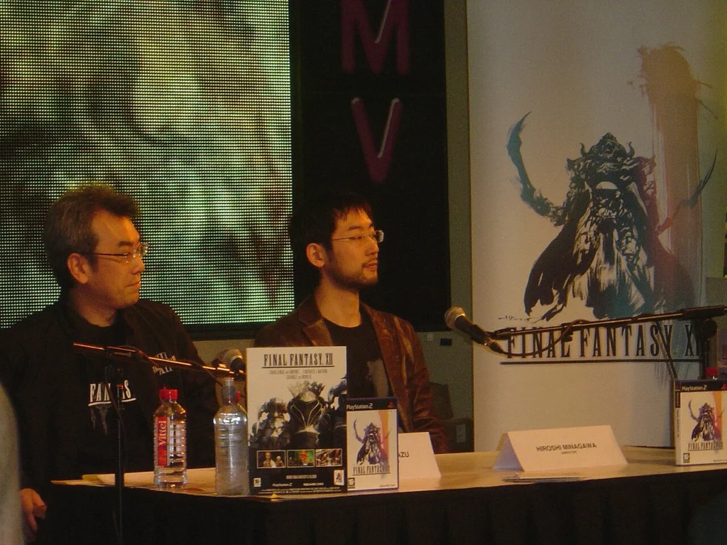 ファイナルファンタジーXIIの制作に携わった河津秋敏と皆川裕史