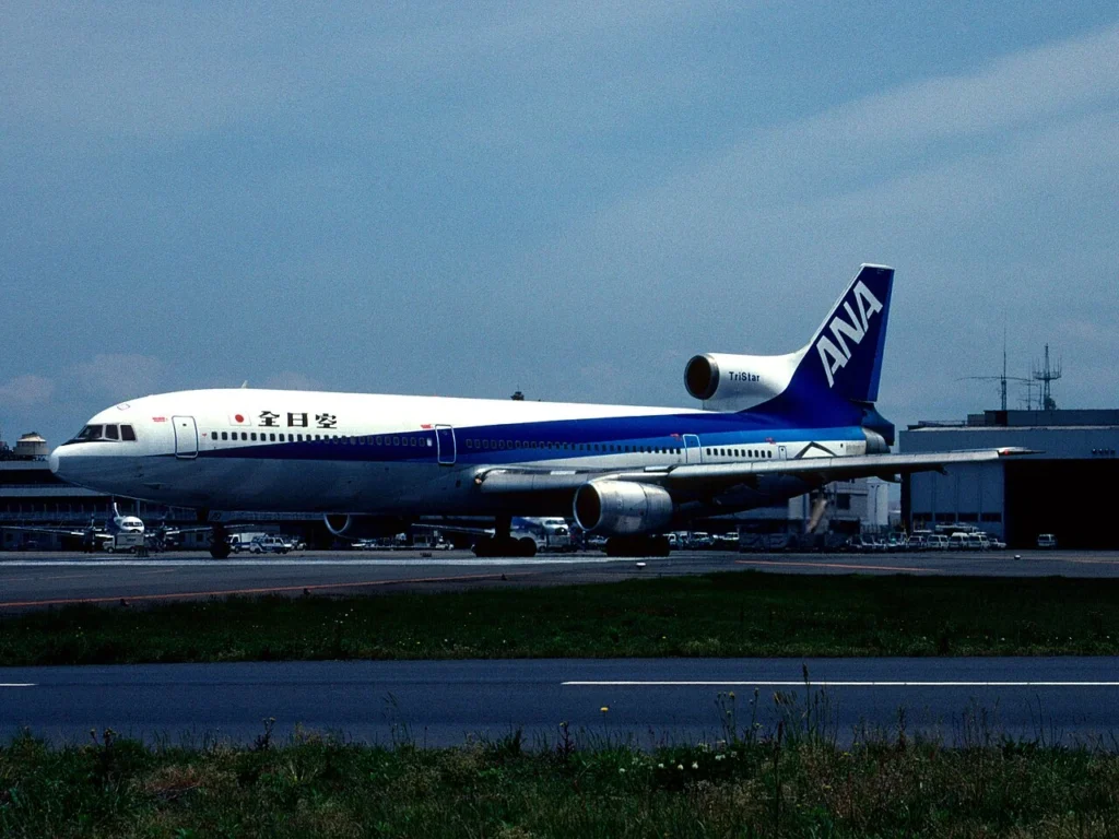 全日空のロッキードL-1011トライスター旅客機