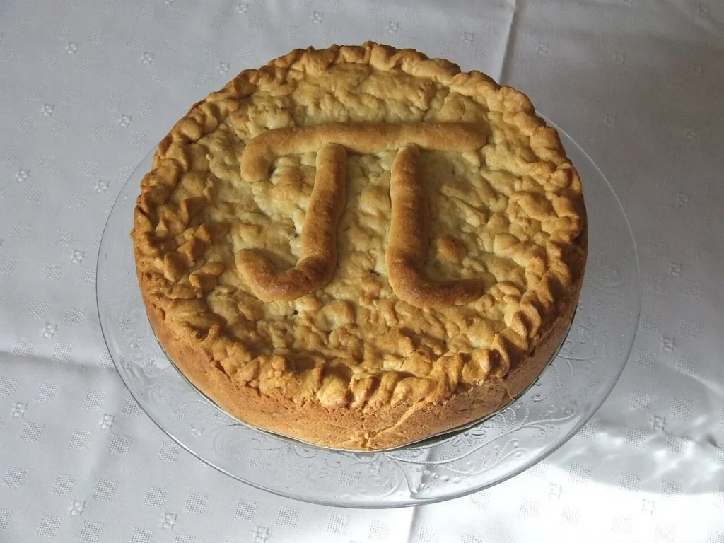 円周率の日に焼かれたシナモン入りアップルパイ