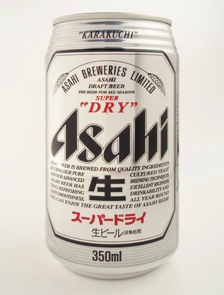 アサヒスーパードライの缶