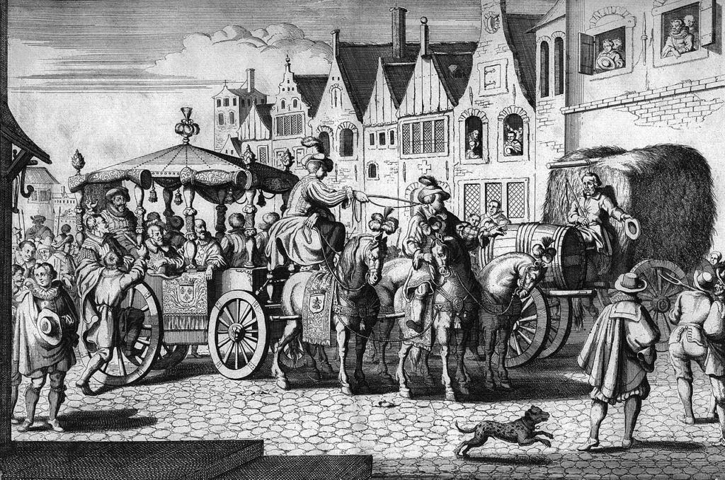 フランス国王アンリ4世の暗殺を描いた版画