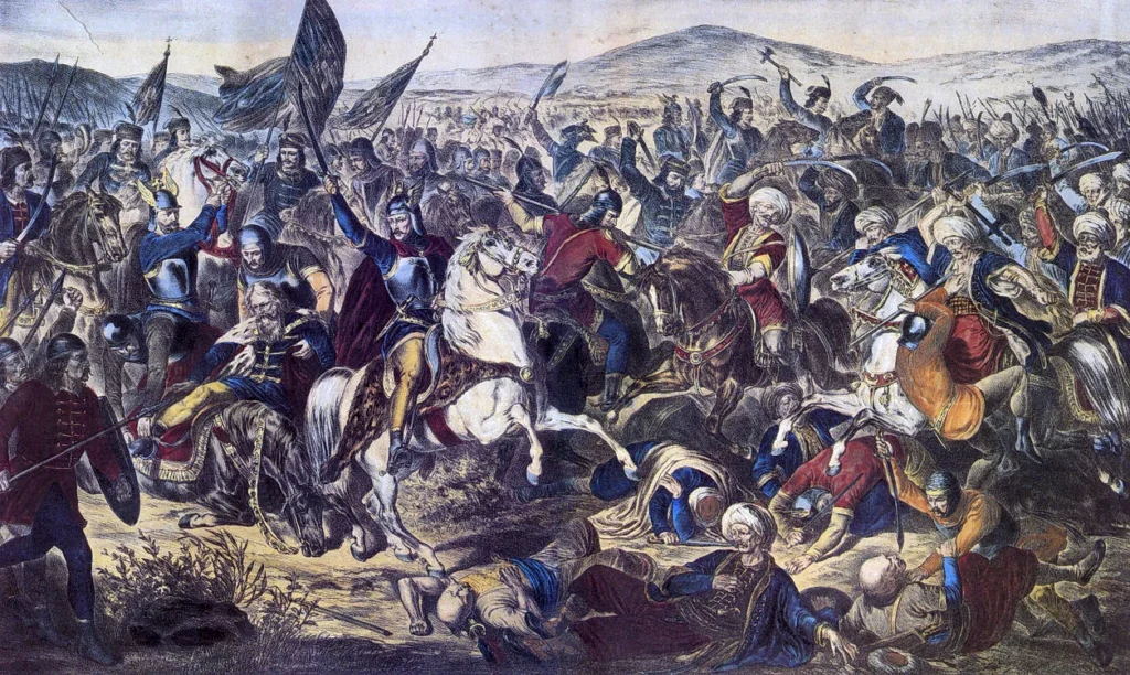 1389年のコソボの戦いを描いた歴史画
