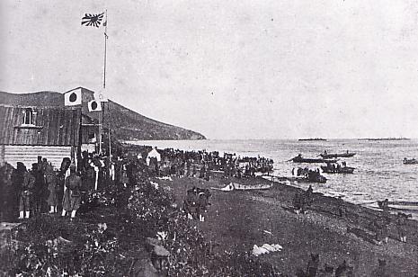 1905年の樺太の戦いにおける日本軍