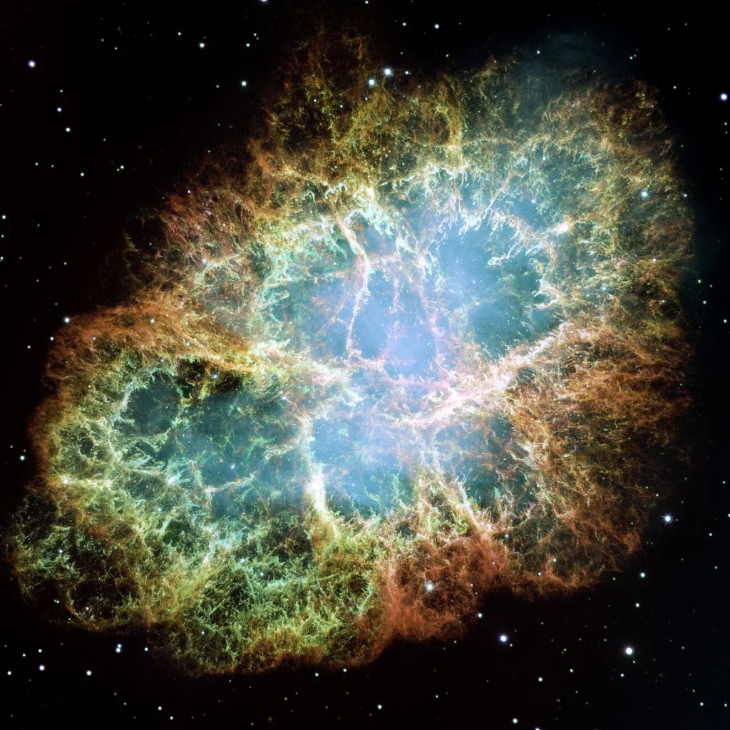 超新星SN1054の残骸であるかに星雲