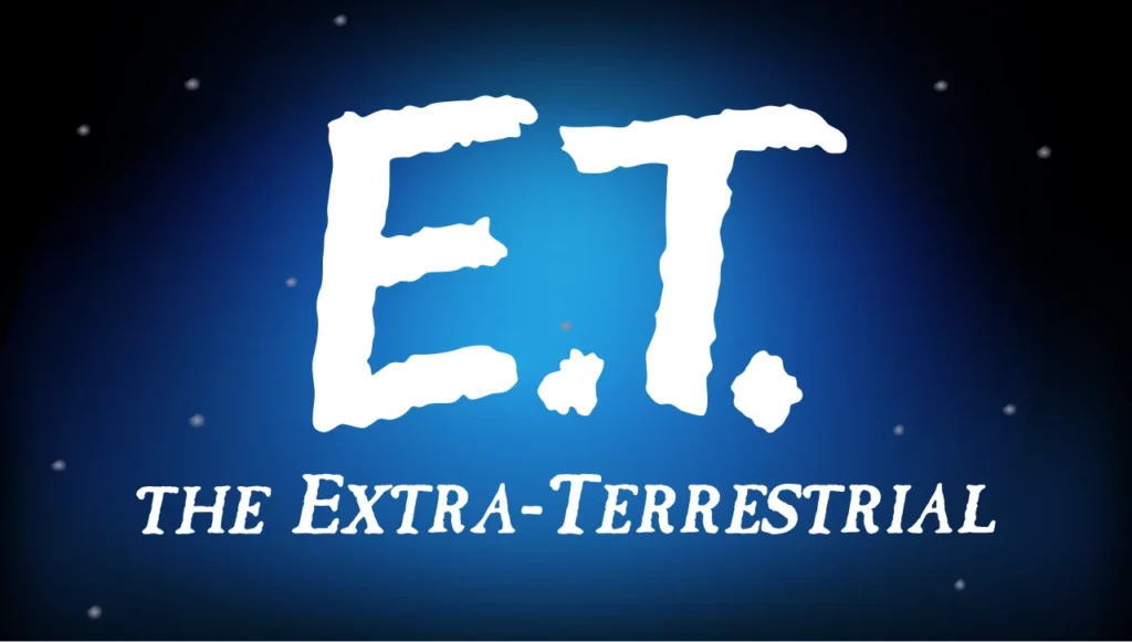 映画E.T.のロゴ