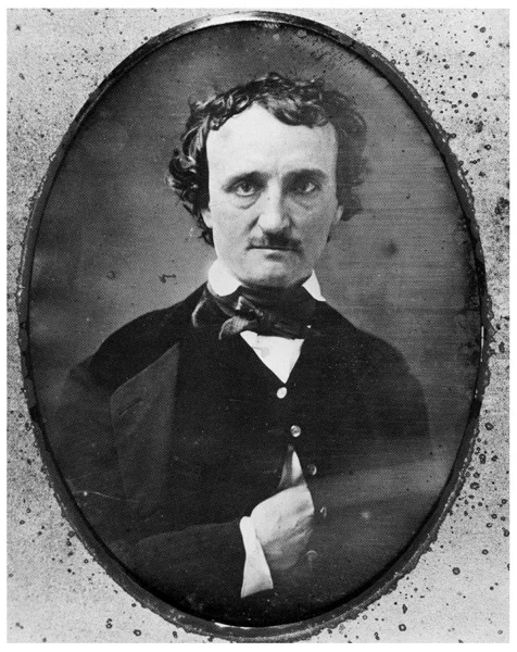 作家エドガー・アラン・ポーの肖像写真