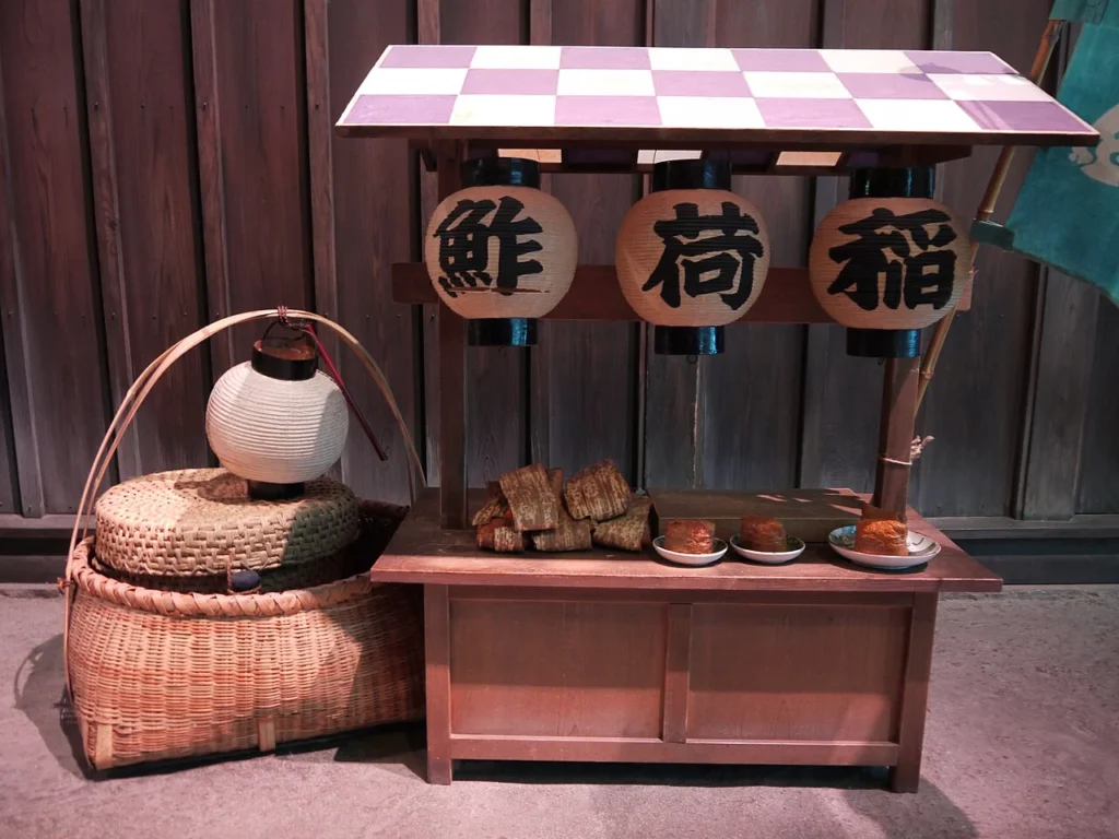 油揚げに酢飯を詰めたいなり寿司