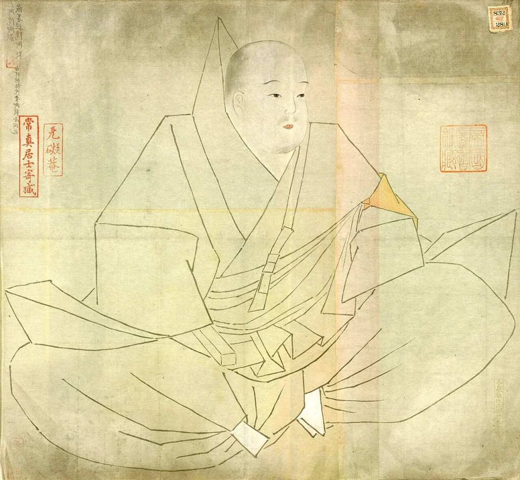 白河天皇を描いた肖像