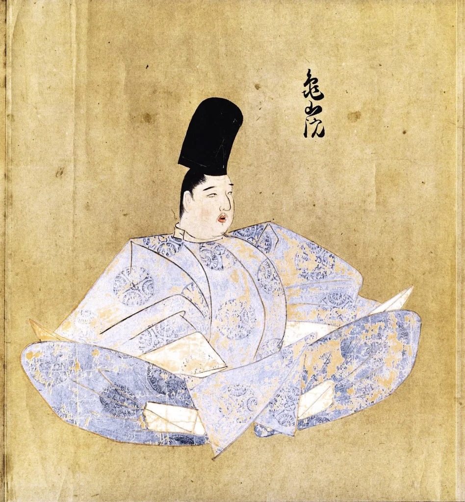 亀山天皇を描いた中世の肖像画