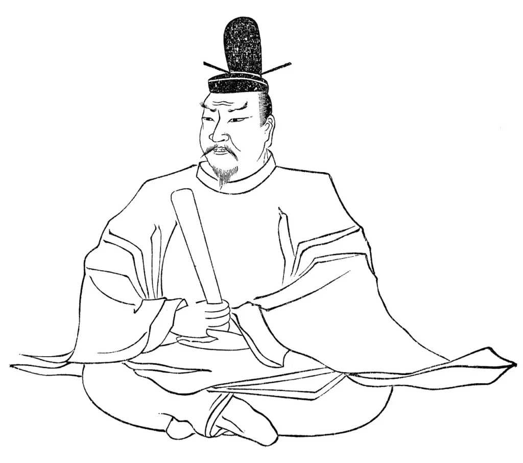 天武天皇を描いた肖像画