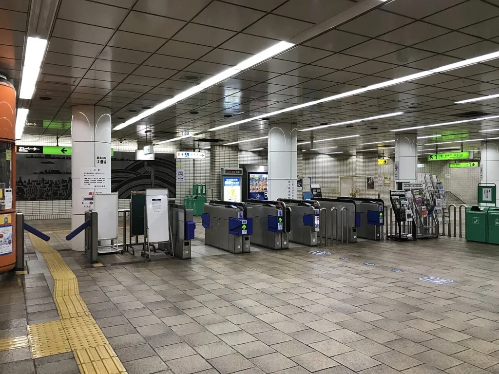 神戸市営地下鉄長田駅の改札口