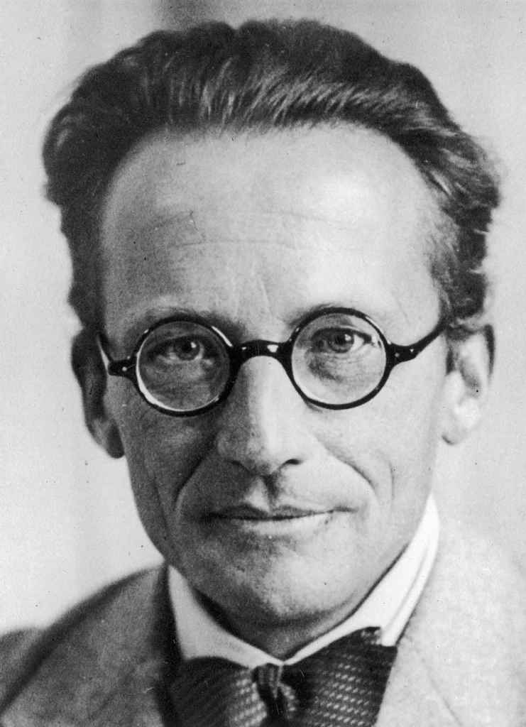 物理学者エルヴィン・シュレーディンガーの肖像写真
