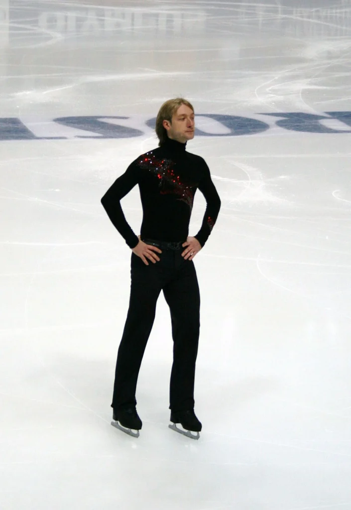 フィギュアスケート選手エフゲニー・プルシェンコの写真