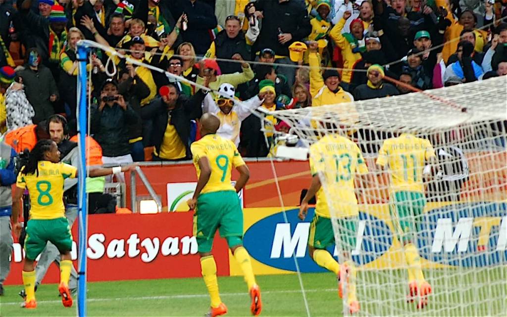 2010年FIFAワールドカップ開幕戦の南アフリカ対メキシコ戦