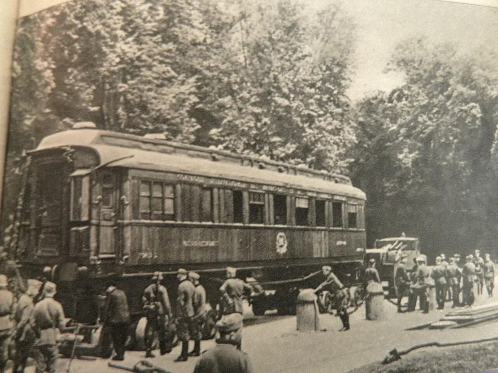 1940年の休戦交渉で使用されたコンピエーニュの鉄道車両