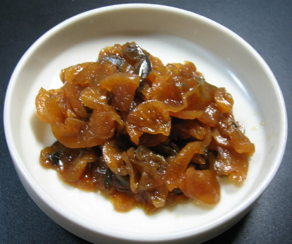 細かく刻まれた福神漬