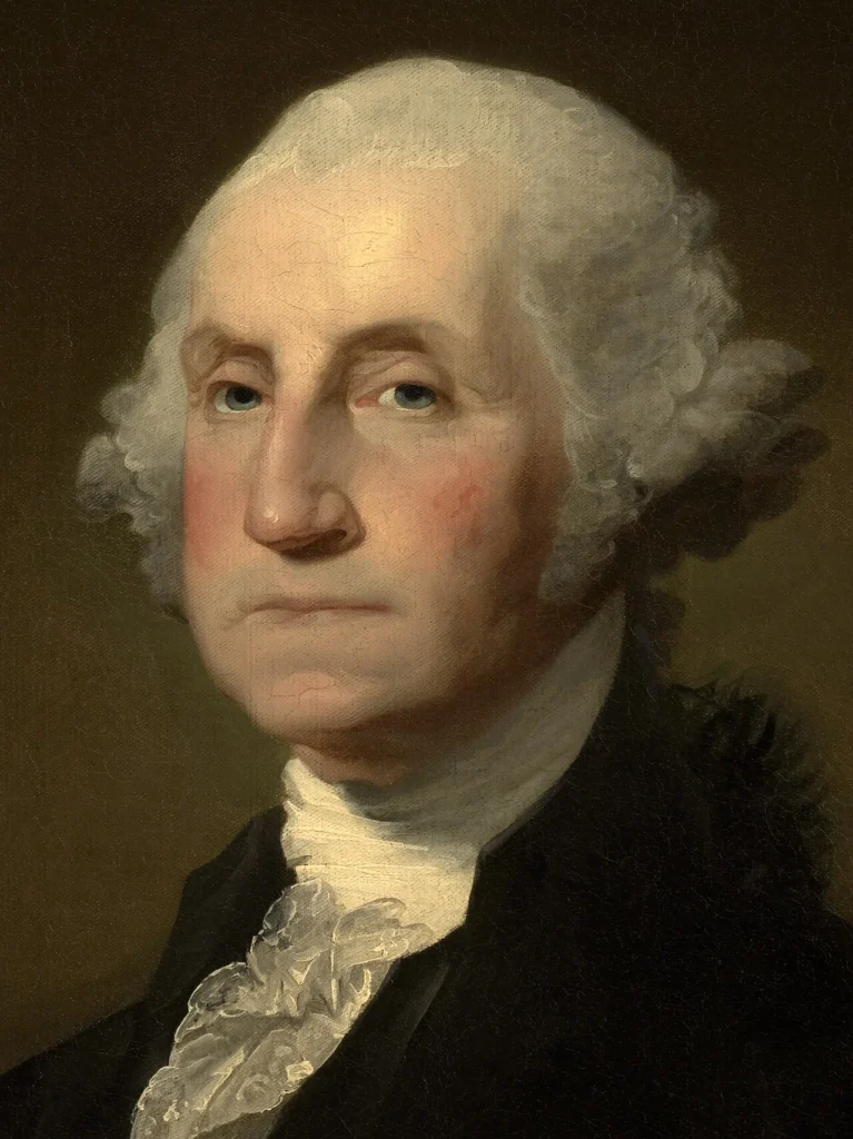 初代アメリカ大統領ジョージ・ワシントンの肖像画