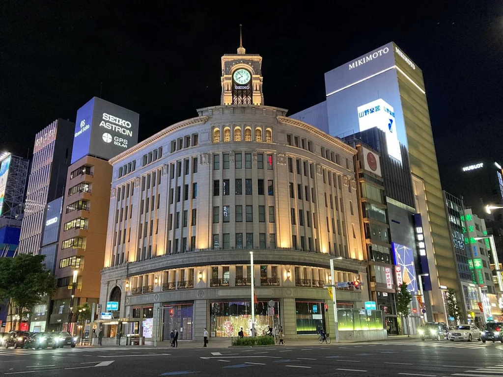 銀座四丁目交差点の写真