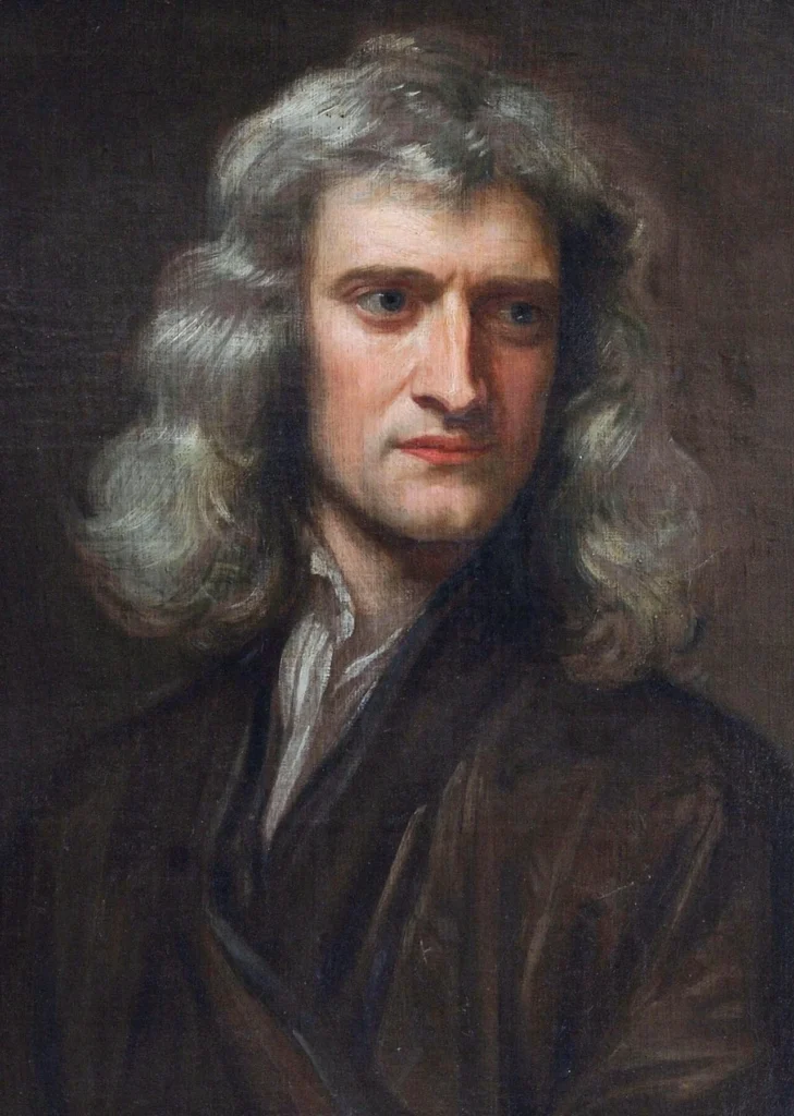物理学者・アイザック・ニュートンの肖像画（1689年）
