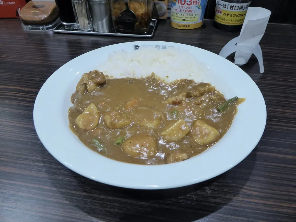 CoCo壱番屋で提供されたカレーライス