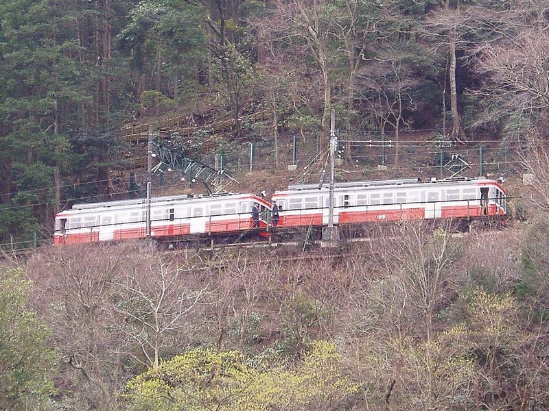 箱根登山鉄道の出山信号場の写真