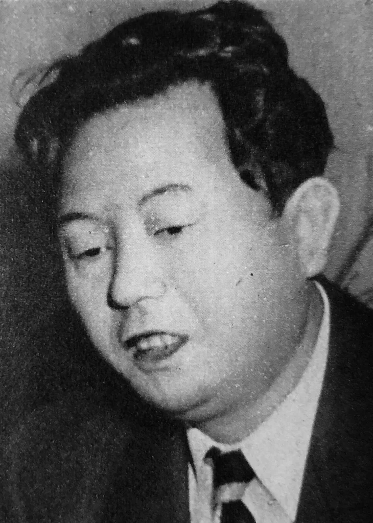 作曲家・服部良一の肖像写真