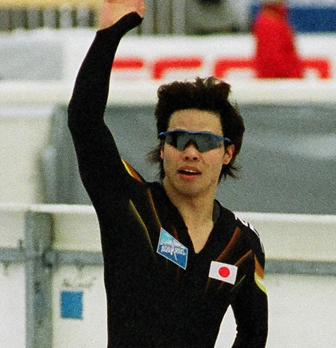 スピードスケート選手・清水宏保の写真