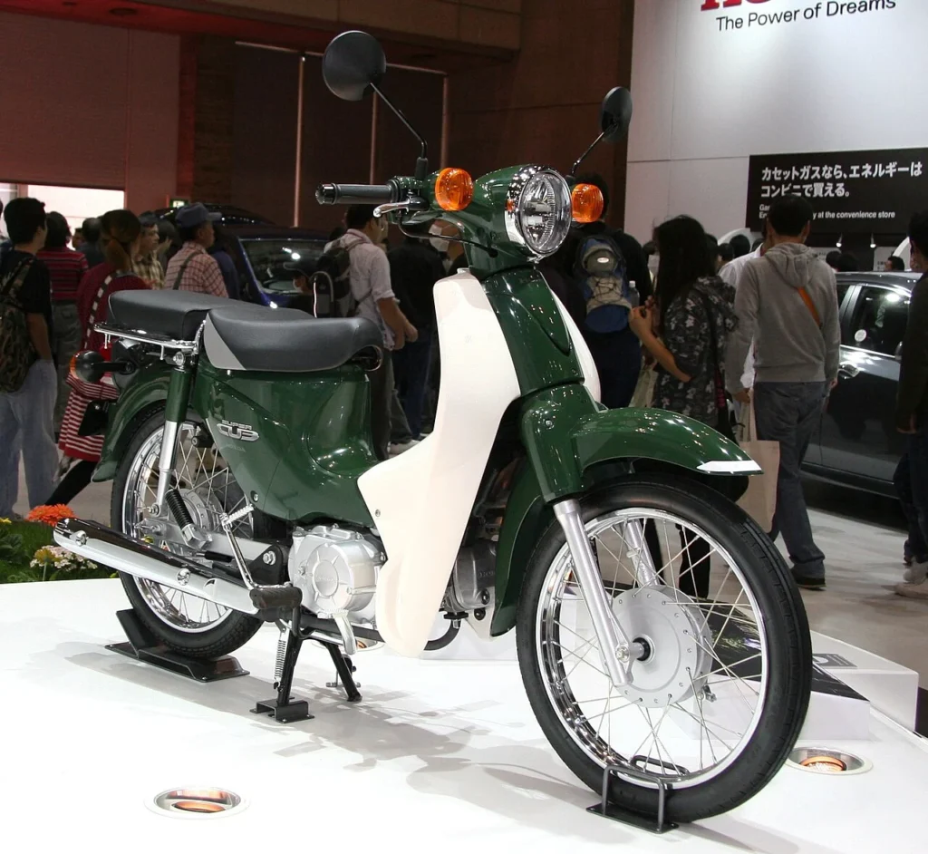 ホンダ・スーパーカブの車体の写真