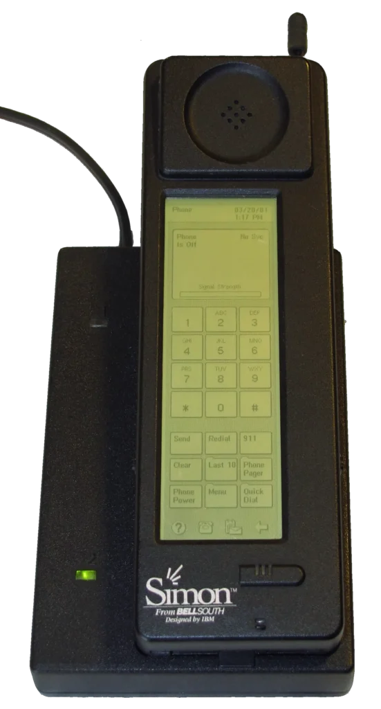 タッチパネルを備えたIBM Simon Personal Communicator
