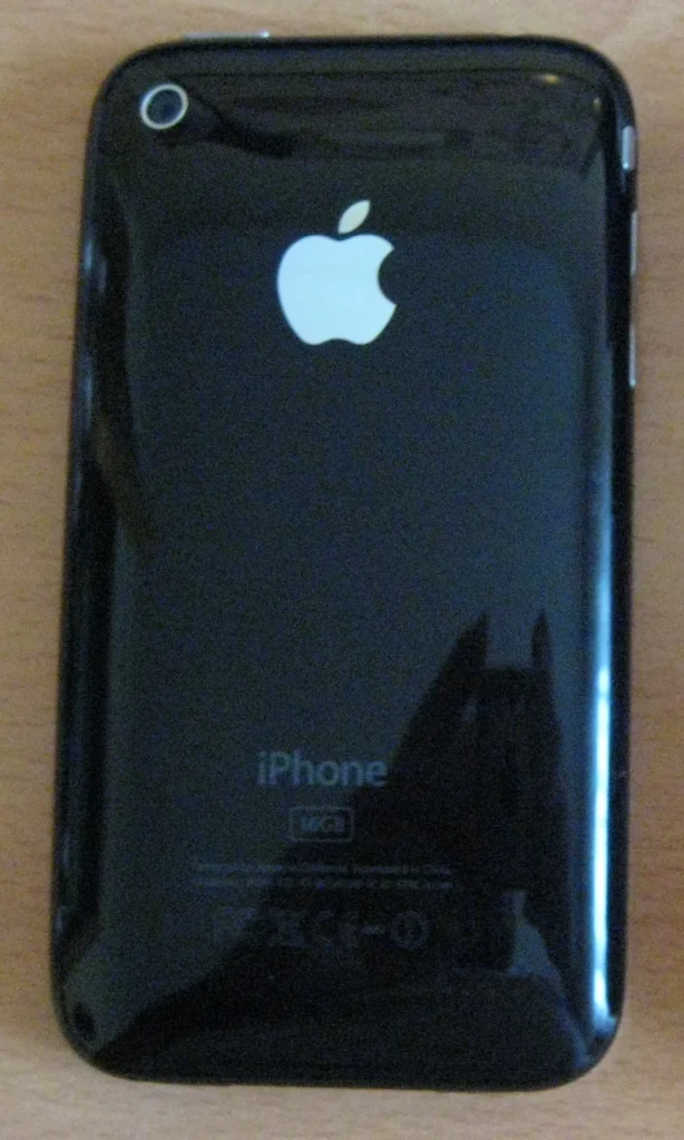 Apple iPhone 3Gの背面