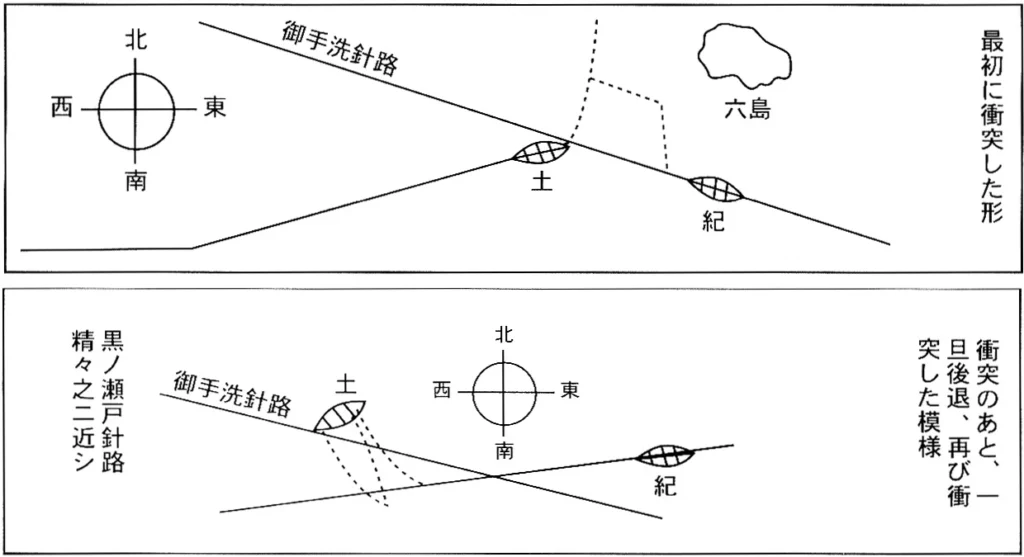いろは丸の航路を示した海路図