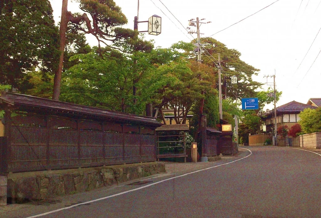 新潟市の岩室温泉を撮影した写真