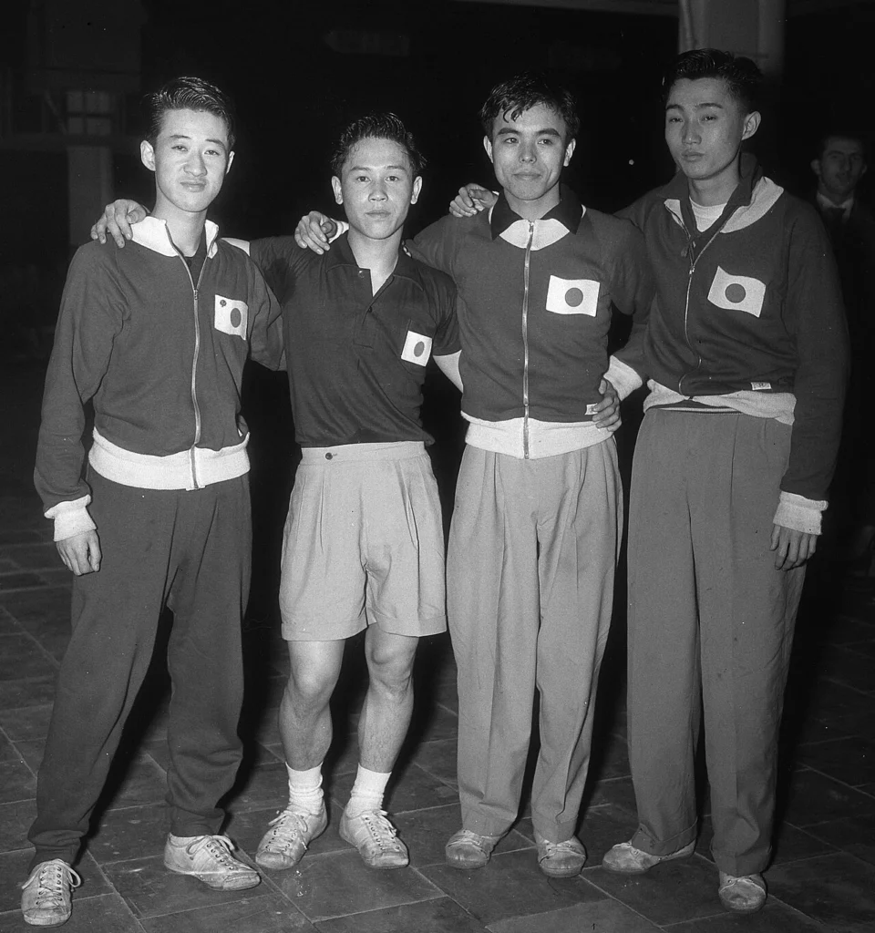 1955年の日本男子卓球チーム