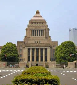 東京都千代田区にある国会議事堂
