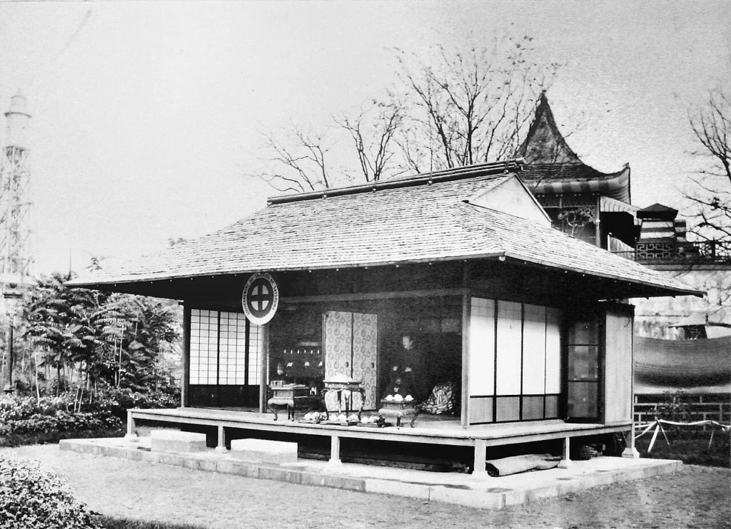 1867年パリ万国博覧会に設けられた薩摩藩の展示館
