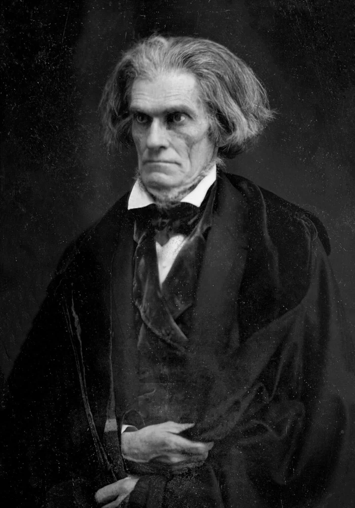 アメリカ副大統領を務めたジョン・カルホーンの肖像