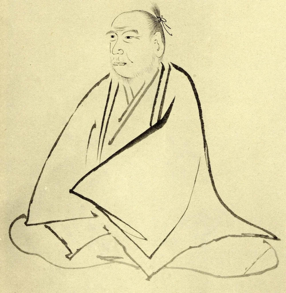 国学者・歌人の賀茂真淵を描いた肖像