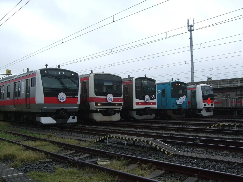 京葉線で運用されていた複数形式の電車