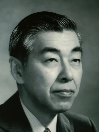 免疫学者・石坂公成の肖像写真