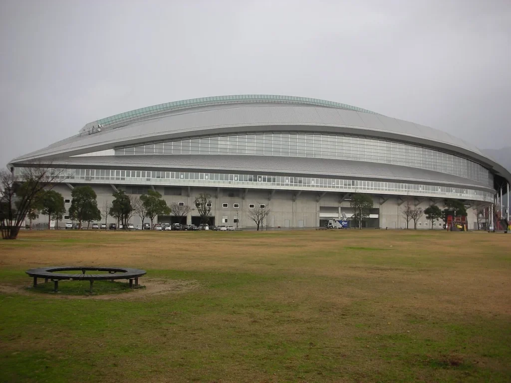 小倉競輪場のある北九州メディアドームの写真