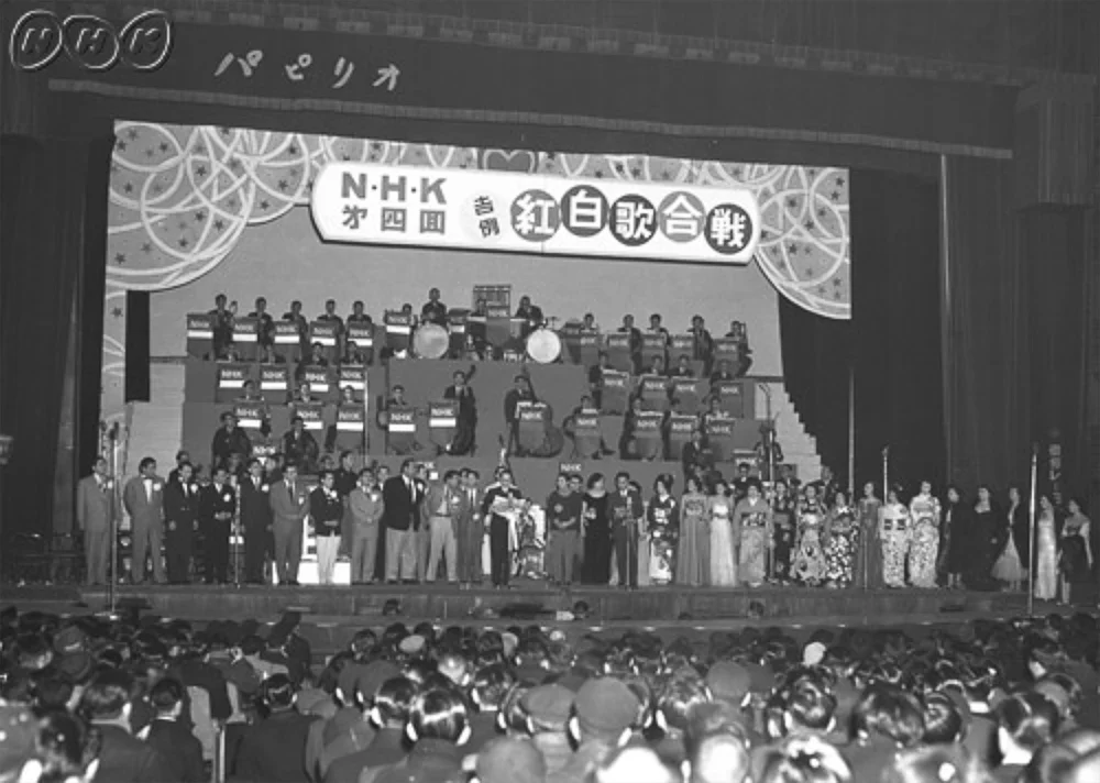 1953年の第4回NHK紅白歌合戦の舞台